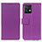 Leather Case Stands Flip Cover Holder M08L for Motorola Moto Edge 40 Pro 5G Purple