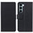 Leather Case Stands Flip Cover Holder M08L for Motorola Moto Edge S30 5G Black