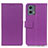 Leather Case Stands Flip Cover Holder M08L for Motorola Moto G 5G (2023) Purple