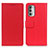 Leather Case Stands Flip Cover Holder M08L for Motorola Moto G Stylus (2022) 4G Red