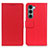 Leather Case Stands Flip Cover Holder M08L for Motorola Moto G200 5G Red