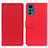 Leather Case Stands Flip Cover Holder M08L for Motorola Moto G22 Red