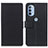 Leather Case Stands Flip Cover Holder M08L for Motorola Moto G31