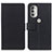 Leather Case Stands Flip Cover Holder M08L for Motorola Moto G51 5G