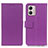 Leather Case Stands Flip Cover Holder M08L for Motorola Moto G53 5G Purple