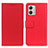 Leather Case Stands Flip Cover Holder M08L for Motorola Moto G53 5G Red