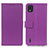 Leather Case Stands Flip Cover Holder M08L for Nokia C2 2nd Edition Purple