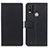 Leather Case Stands Flip Cover Holder M08L for Nokia C21 Plus Black