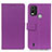 Leather Case Stands Flip Cover Holder M08L for Nokia C21 Plus Purple