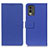 Leather Case Stands Flip Cover Holder M08L for Nokia C210 Blue