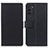 Leather Case Stands Flip Cover Holder M08L for Nokia G100 Black