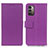 Leather Case Stands Flip Cover Holder M08L for Nokia G11 Purple