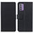 Leather Case Stands Flip Cover Holder M08L for Nokia G310 5G Black