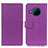 Leather Case Stands Flip Cover Holder M08L for Nokia X100 5G Purple