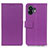 Leather Case Stands Flip Cover Holder M08L for Nothing Phone 2 Purple