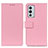 Leather Case Stands Flip Cover Holder M08L for OnePlus 9RT 5G Pink