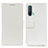 Leather Case Stands Flip Cover Holder M08L for OnePlus Nord CE 5G White