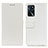Leather Case Stands Flip Cover Holder M08L for Oppo A16s White