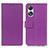 Leather Case Stands Flip Cover Holder M08L for Oppo A38 Purple