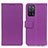 Leather Case Stands Flip Cover Holder M08L for Oppo A53s 5G Purple