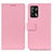 Leather Case Stands Flip Cover Holder M08L for Oppo F19 Pink