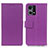 Leather Case Stands Flip Cover Holder M08L for Oppo F21s Pro 4G Purple