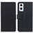 Leather Case Stands Flip Cover Holder M08L for Oppo F21s Pro 5G Black