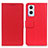 Leather Case Stands Flip Cover Holder M08L for Oppo F21s Pro 5G Red