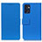 Leather Case Stands Flip Cover Holder M08L for Oppo Find X5 Lite 5G Blue