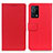 Leather Case Stands Flip Cover Holder M08L for Oppo K9 5G Red