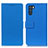 Leather Case Stands Flip Cover Holder M08L for Oppo K9 Pro 5G Blue