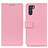 Leather Case Stands Flip Cover Holder M08L for Oppo K9 Pro 5G Pink