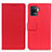 Leather Case Stands Flip Cover Holder M08L for Oppo Reno5 F Red