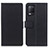 Leather Case Stands Flip Cover Holder M08L for Realme 8 5G Black