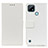 Leather Case Stands Flip Cover Holder M08L for Realme C21 White