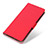 Leather Case Stands Flip Cover Holder M08L for Realme GT 5G Red