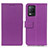 Leather Case Stands Flip Cover Holder M08L for Realme Q3 5G Purple