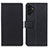 Leather Case Stands Flip Cover Holder M08L for Samsung Galaxy A13 4G Black