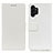 Leather Case Stands Flip Cover Holder M08L for Samsung Galaxy A13 4G White