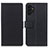 Leather Case Stands Flip Cover Holder M08L for Samsung Galaxy A13 5G Black