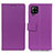 Leather Case Stands Flip Cover Holder M08L for Samsung Galaxy A22 4G Purple