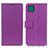 Leather Case Stands Flip Cover Holder M08L for Samsung Galaxy A22 5G Purple