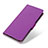 Leather Case Stands Flip Cover Holder M08L for Samsung Galaxy A52 4G Purple