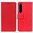 Leather Case Stands Flip Cover Holder M08L for Sony Xperia 1 IV SO-51C Red