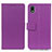 Leather Case Stands Flip Cover Holder M08L for Sony Xperia Ace III Purple