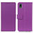 Leather Case Stands Flip Cover Holder M08L for Sony Xperia Ace III SO-53C Purple