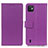 Leather Case Stands Flip Cover Holder M08L for Wiko Y82 Purple