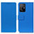 Leather Case Stands Flip Cover Holder M08L for Xiaomi Mi 11T 5G Blue