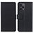 Leather Case Stands Flip Cover Holder M08L for Xiaomi Poco F5 5G Black