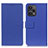 Leather Case Stands Flip Cover Holder M08L for Xiaomi Poco F5 5G Blue